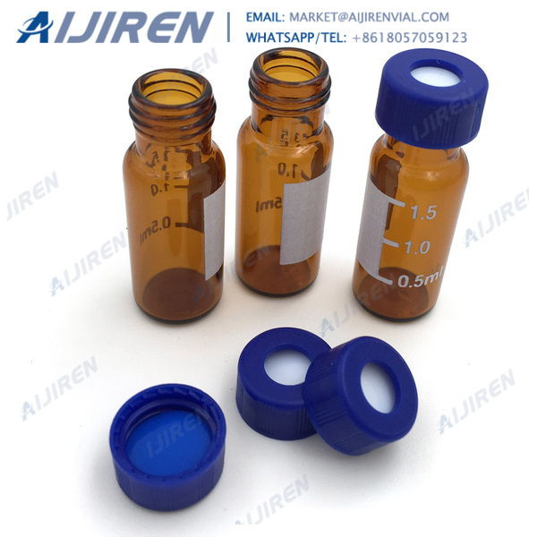 glass vials with caps with writing space manufacturer Thermo Fisher